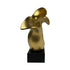 Matte Gold Abstract Sculpture Small